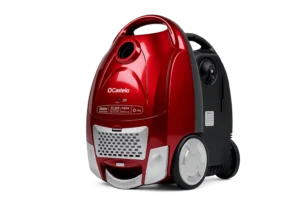 Castelo 2500W Vacuum Cleaner with HEPA Filter in Red