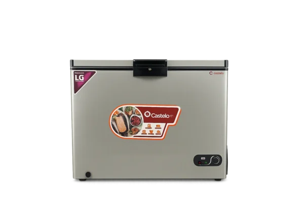 Castelo 350L Chest Freezer with LG Compressor in Silver Color