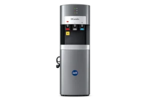 Castelo Water Dispenser with Refrigerator Gray Color